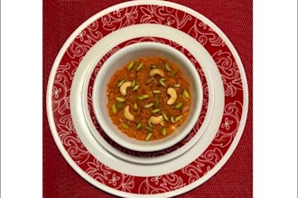 Virtual Carrot Sweet Pudding (Gajar Halwa) - Vegetarian